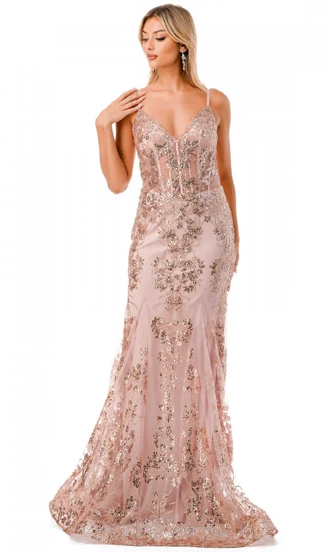Aspeed Design L2820W - Corset Bodice Mermaid Evening Gown