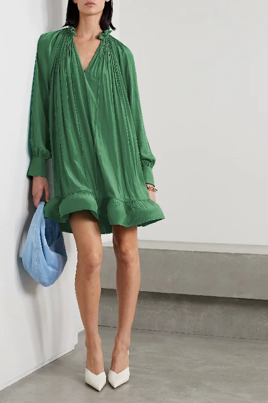 Fern Ruffle Tunic Dress