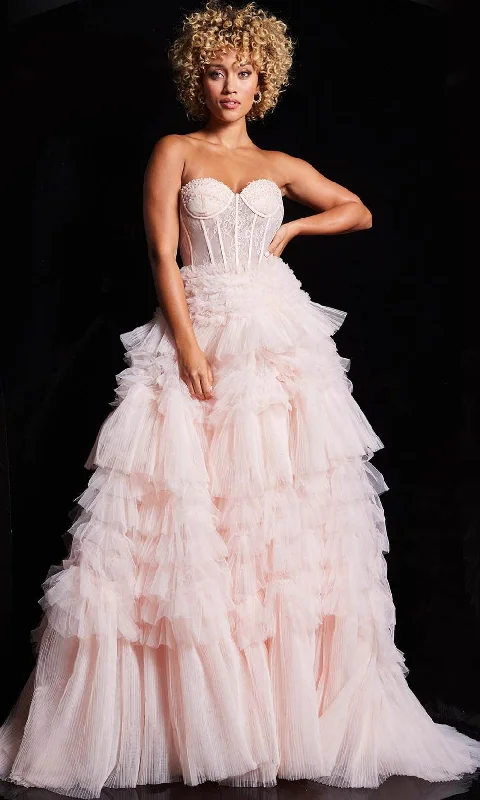 Jovani 38540 - Sweetheart Lace Corset Ballgown