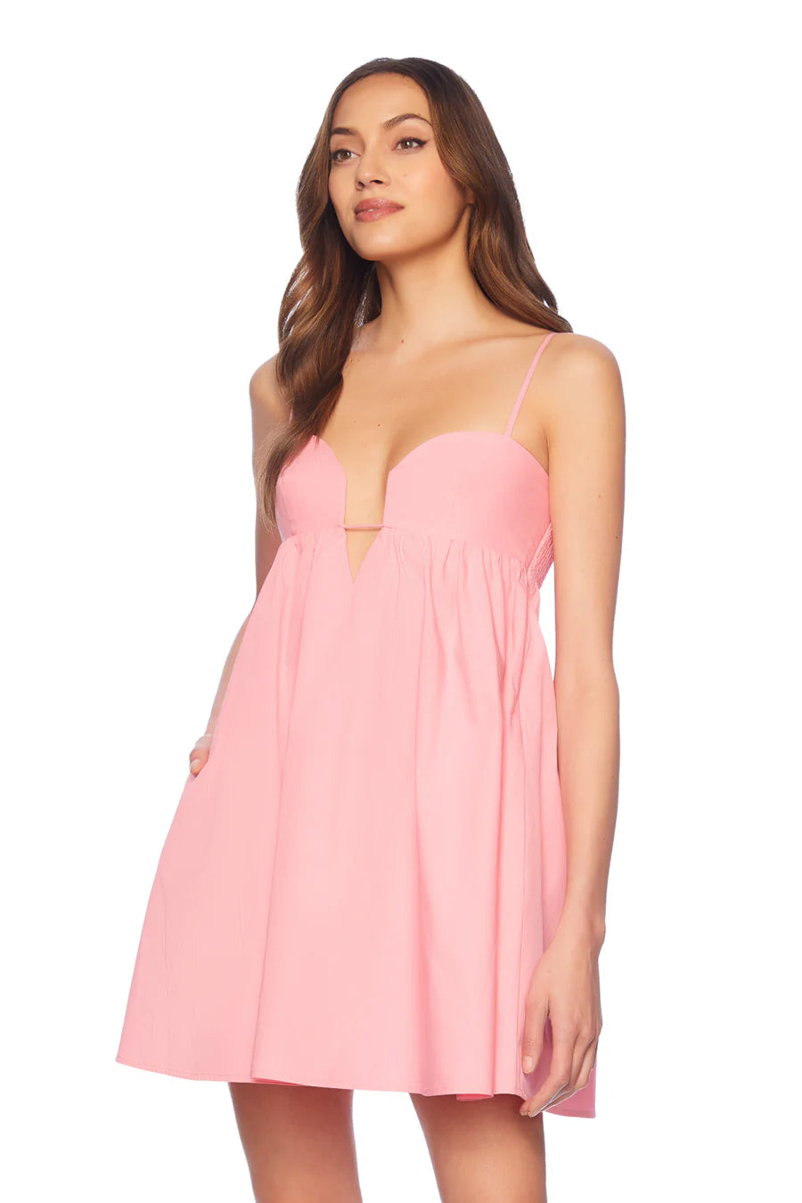Susana Monaco Poplin Dress - Knockout Pink