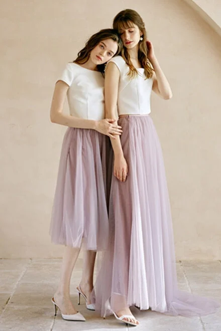 Two Piece Casual Dress with Tutu Skirt