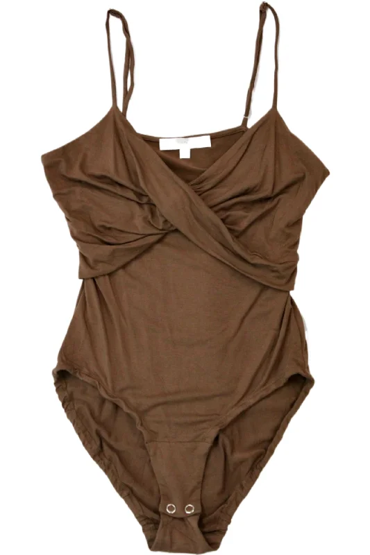 Favorite Daughter - Jersey Knit Bodysuit Comfortable Spaghetti Strap Bodysuit